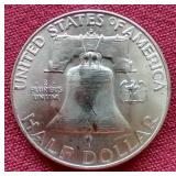 Nice Uncirculated 1958-D Franklin Half Dollar