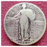 1927-S Standing Liberty Quarter - Key Coin!