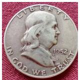 1952-S Franklin Half Dollar - Better Date
