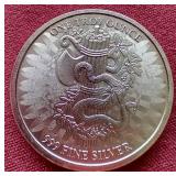 Attractive 1 oz Silver Round