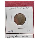(4) Liberty "V" Nickels