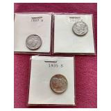 (3) Mercury Dimes