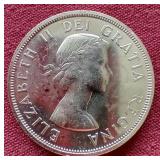 1958 Canadian Silver Dollar