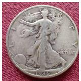 1936-D Walking Liberty Half Dollar