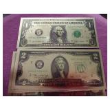 Complete Set of (10) Gold-plated Foil Note Replicas