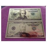 Complete Set of (10) Gold-plated Foil Note Replicas