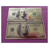 Complete Set of (10) Gold-plated Foil Note Replicas
