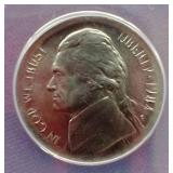 1984-P *Broadstruck* Error Nickel - ANACS MS64