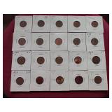 (20) Wheats in Flips - Mostly Common Dates But 1915-S!