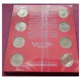 2011 U.S. Mint Uncirculated Presidential Dollar Set - (8) Coins
