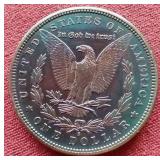 Amazing Rainbow Toned 1879-S Morgan Dollar
