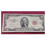 1953 Red Seal $2 Note
