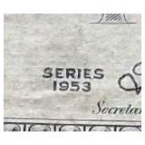 1953 Red Seal $2 Note