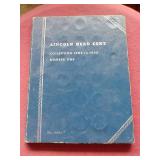 Partial Wheat Penny Book - 1909 Up