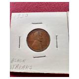 (2) Die Error Wheat Pennies
