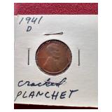 (2) Die Error Wheat Pennies