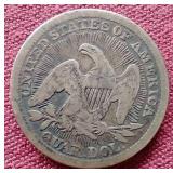 Awesome 1853 Seated Liberty Quarter - Arrows & Rays
