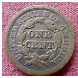 1849 Braided Hair Large Cent Penny