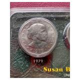 Uncirculated Susan B Anthony Dollars