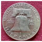 1955 Franklin Half Dollar