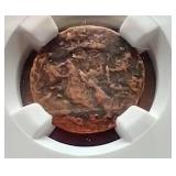 1700s VOC NE Indies Duit "New York Penny" - NGC Authentic