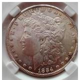 1884-CC Morgan Dollar - PGA MS66