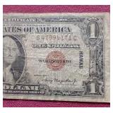 Rare 1935 Silver Certificate $1 *Hawaii Note*