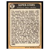 1968 Topps Baseball Vintage Card #490 - H. Killebrew , Willie Mays , Mickey Mantle