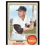 1968 Topps Mickey Mantle Baseball Vintage Card #280