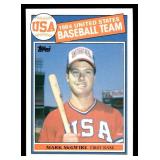 1985 Topps Mark McGwire Rookie Baseball Card #401