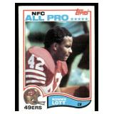 1982 Topps Ronnie Lot Rookie Football Card #486