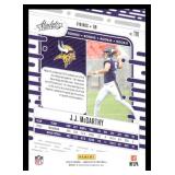 2024 Absolute J.J McCarthy Rookie Football Card #110 - Vikings New QB