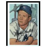 1996 Topps Mickey Mantle Commemorative 52 Bowman Reprint Refractor Insert Set #20
