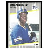 1989 Fleer Ken Griffey Jr. Rookie Baseball Card #548
