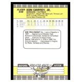1989 Fleer Ken Griffey Jr. Rookie Baseball Card #548
