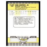1989 Fleer Ken Griffey Jr. Rookie Baseball Card #548