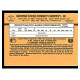 1989 Donruss Ken Griffey Jr. Rookie Baseball Card #33