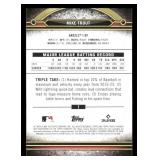 2024 Topps Tribute Mike Trout Baseball Card - Black Parallel Card #1 Serial #