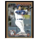 2024 Topps Shohei Ohtani Baseball Card #500 Gold Parallel Serial #