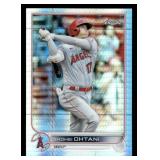 2022 Topps Chrome Shohei Ohtani Prizm Refractor Card #1