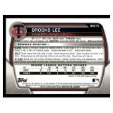 2023 Bowman Chrome Gold Refractor Brooks Lee Card #BDC-75 Serial #