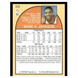 1990 Hoops Mark Jackson Basketball Card with the Menendez Brothers - Card #205