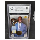 2009-10 Upper Deck Legacy Collection Gold Michael Jordan #68 Graded Gem Mint 10