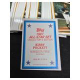 (50) Kirby Puckett  1987 Topps All-Star Cards