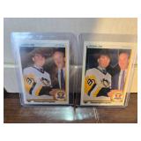 (2) 1990-91 Upper Deck Jaromir Jagr Rookie Card #356