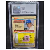 1992 Bowman Mike Piazza Rookie Card #461 Graded NM/Mint 8