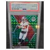 2020 Mosaic Tom Brady Green Mosaic Card #135 Graded PSA Gem Mint 10