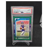 2024 Donruss J.J McCarthy Press Proof Green Rookie Card #303 Graded Psa 8 NM-MT