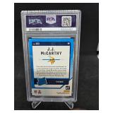 2024 Donruss J.J McCarthy Press Proof Green Rookie Card #303 Graded Psa 8 NM-MT