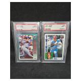 (2) Kent Hrbek Baseball Cards Graded PSA 9 Mint